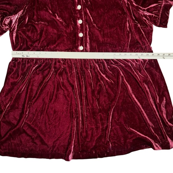 Modcloth Rich Burgundy Dress size 26W - Picture 7 of 7
